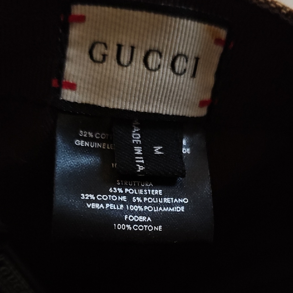 Brown Gucci Patterned Cap - image 5